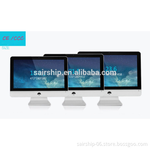 Hot sale cheap 21.5inch mini pc all in one desktop computer /all in one barebone system for home office application